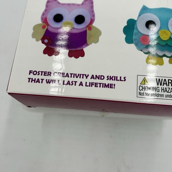 Innocheer Felt Owl Ornaments Sewing Kit Age 6+ Set NEW - Picture 5 of 9